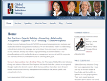 Tablet Screenshot of globaldiversitysolutions.com
